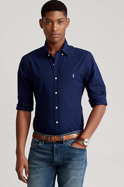 Camisa Polo Ralph Lauren Custom fit Marino