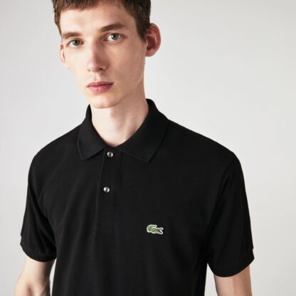 Polo Lacoste L12.12 Negro - Imagen 6