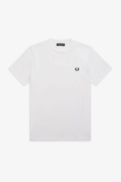Camiseta Fred Perry Ringer Blanca