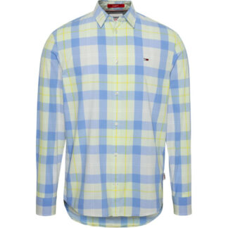 Camisa Tommy Jeans Cuadros Classic Pastel