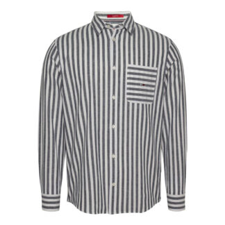 Camisa Tommy Jeans Rayas Classic Lino