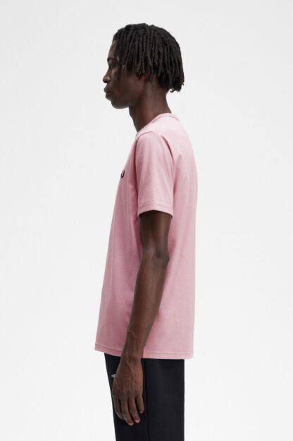 Camiseta Fred Perry Ringer M3519 Rosa - Imagen 3