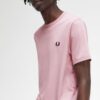 Camiseta Fred Perry Ringer M3519 Rosa - Imagen 5