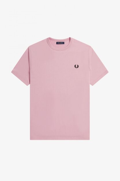 Camiseta Fred Perry Ringer M3519 Rosa