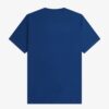 Camiseta Fred Perry Bordada Azul Cobalto - Imagen 7