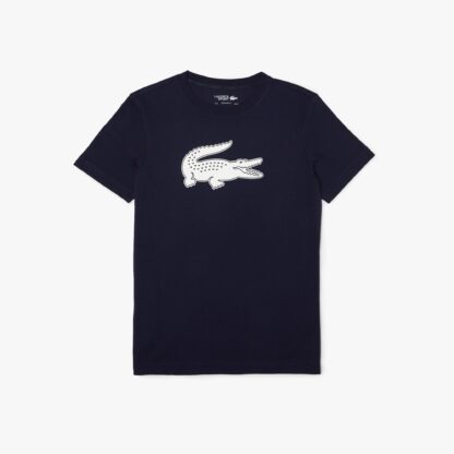 Camiseta Lacoste Sport Logo Marino - Imagen 2