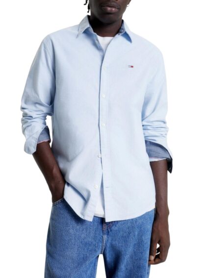 Camisa Tommy Jeans Oxford Classic Celeste - Imagen 2