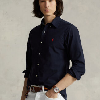 Camisa Polo Ralph Lauren Oxford Marino