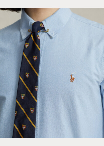 Camisa Polo Ralph Lauren Oxford Celeste - Imagen 4