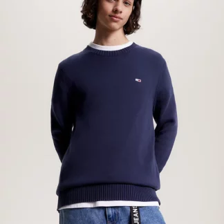 Jersey Tommy Jeans Cuello Redondo Azul