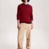 Jersey Tommy Jeans Cuello Redondo Rojo - Imagen 2