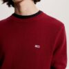 Jersey Tommy Jeans Cuello Redondo Rojo - Imagen 3
