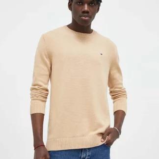 Jersey Tommy Jeans Cuello Redondo Beige