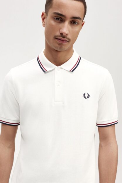 Polo Fred Perry M3600 Blanco - Imagen 2