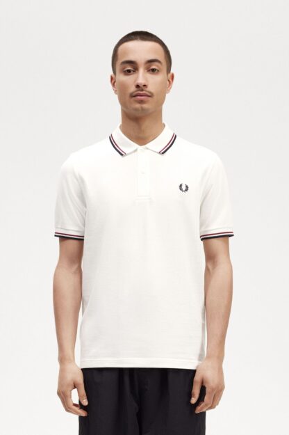 Polo Fred Perry M3600 Blanco - Imagen 7