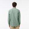 Camisa Lacoste Popelín Cuadros Verdes - Imagen 4