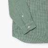 Camisa Lacoste Popelín Cuadros Verdes - Imagen 8