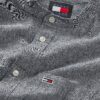 Camisa Tommy Jeans Mao Lino Blend Gris - Imagen 7