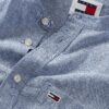Camisa Tommy Jeans Mao Lino Blend Azul - Imagen 8