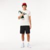 Camiseta Lacoste Sport Logo Blanco - Imagen 8