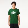 Camiseta Lacoste Sport Logo Verde