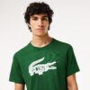 Camiseta Lacoste Sport Logo Verde - Imagen 3