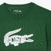 Camiseta Lacoste Sport Logo Verde - Imagen 6