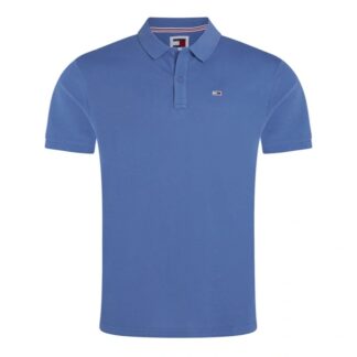 Polo Tommy Jeans Slim Azul