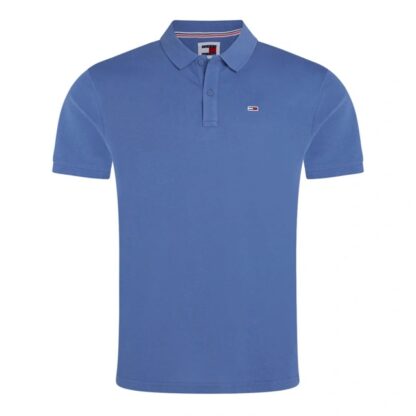 Polo Tommy Jeans Slim Azul