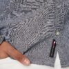 Camisa Tommy Jeans Mao Lino Blend Gris - Imagen 4