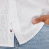 Camisa Tommy Jeans Mao Lino Blend Blanco - Imagen 6