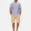 Camisa Tommy Jeans Mao Lino Blend Azul - Imagen 3