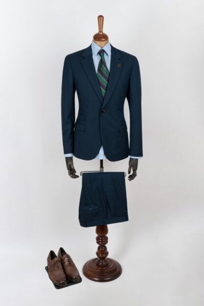 Traje Slim Fit Ojo de Perdiz Marino