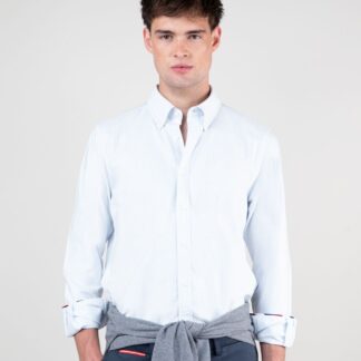 Camisa El Ganso Oxford Yale Celeste