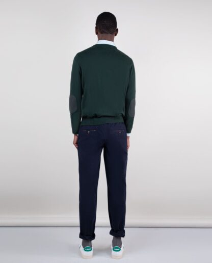 Jersey El Ganso Cuello Pico Coderas Verde - Imagen 6