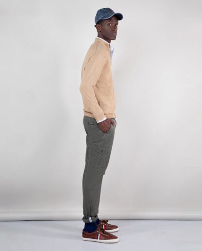 Jersey El Ganso Cuello Mock Camel - Imagen 4