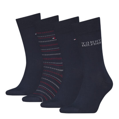 Pack 4 Calcetines Tommy Hilfiger Navy - Imagen 3