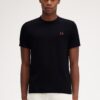 Camiseta Fred Perry Ringer Negra