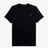 Camiseta Fred Perry Ringer Negra - Imagen 3