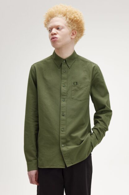 Camisa Fred Perry Oxford Verde