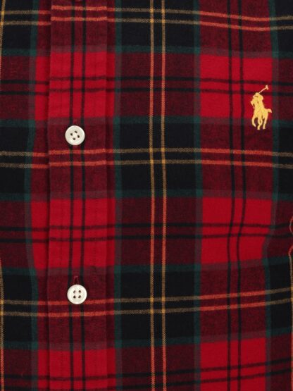 Camisa Polo Ralph Lauren Oxford Cuadros Rojos - Imagen 4