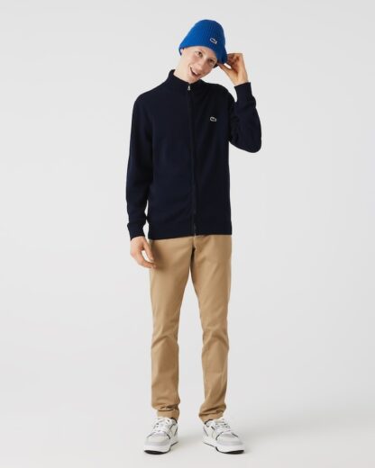 Chaqueta Lacoste con Cremallera Azul Marino - Imagen 8