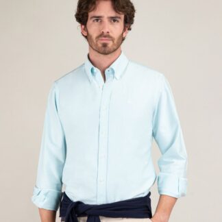 Camisa El Ganso Oxford Lisa Turquesa