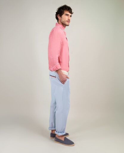 Camisa El Ganso Lino Coral - Imagen 5