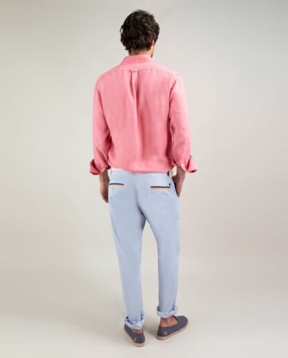 Camisa El Ganso Lino Coral - Imagen 6