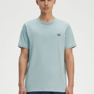 Camiseta Fred Perry Azul Plata