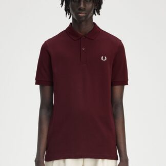 Polo Fred Perry Rojo Oscuro
