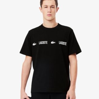 Camiseta Lacoste Print Negra