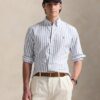 Camisa Polo Ralph Lauren Oxford Rayas Custom Fit