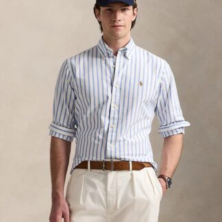 Camisa Polo Ralph Lauren Oxford Rayas Custom Fit